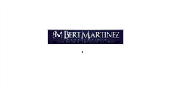 Desktop Screenshot of bertmartinez.com